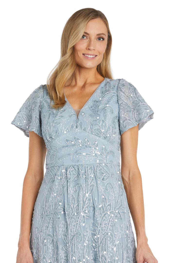 Mother of the Bride Dresses Long Sequin Mother of the Bride Dress Light Blue