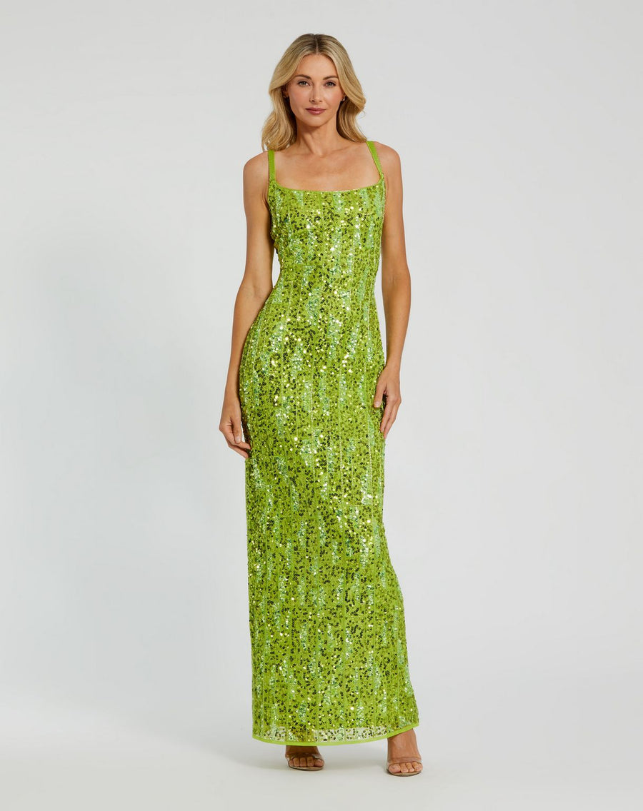 فستان ماك دوجال 10696 الرسمي الطويل بفتحة خلفية