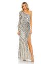 Formal Dresses Long Formal Prom Sequin Dress Platinum