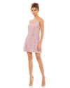 Cocktail Dresses Short Cocktail Sequin Slip Mini dress Rose Pink