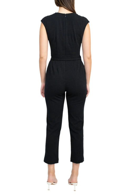 Jumpsuit Long Formal Pocket Jumpsuit Black