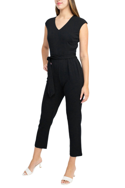 Jumpsuit Long Formal Pocket Jumpsuit Black