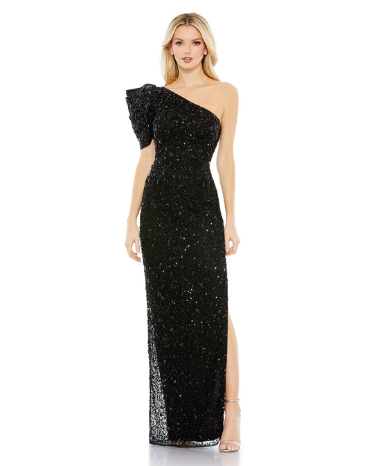Formal Dresses Long Beaded Sequin Formal Prom Dress Black