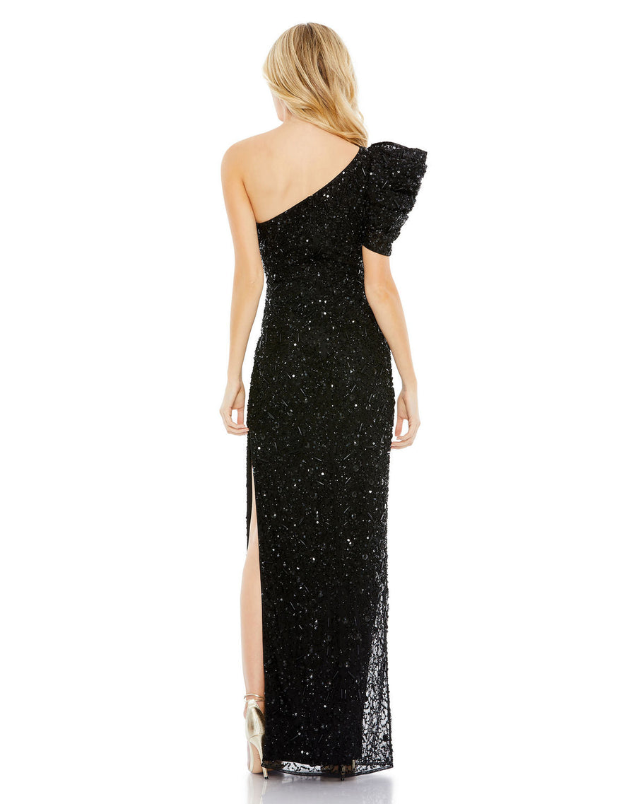 Formal Dresses Long Beaded Sequin Formal Prom Dress Black