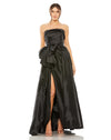 Formal Dresses Long Strapless Oversized Bow Ball Gown Black