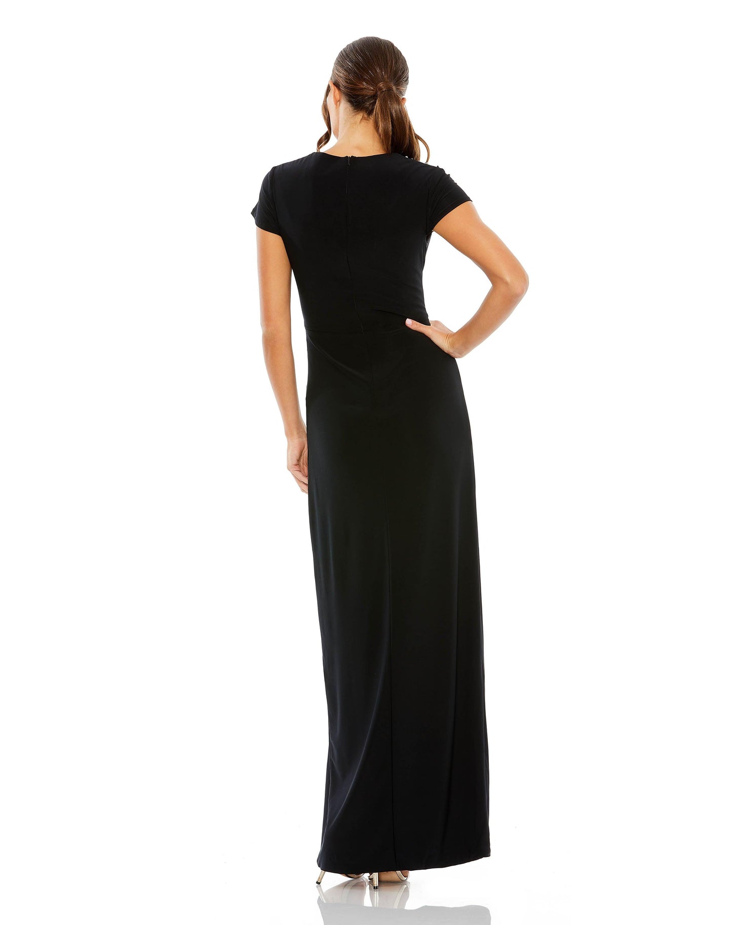 Formal Dresses Long Formal Fitted Evening Gown Black