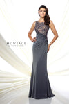 Mother of the Bride Dresses Long Evening Lace A Line Mother of the Bride Dress Pewter/Nude