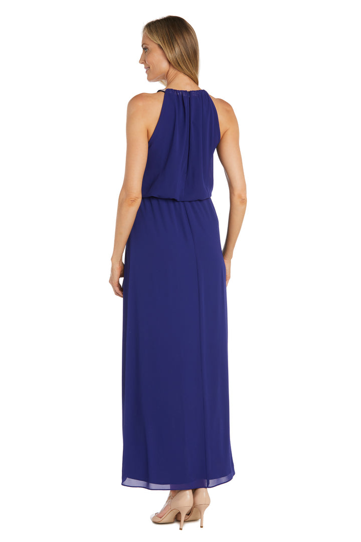 Formal Dresses Long Formal Halter Keyhole Dress Royal