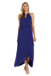 Formal Dresses Long Formal Halter Keyhole Dress Royal