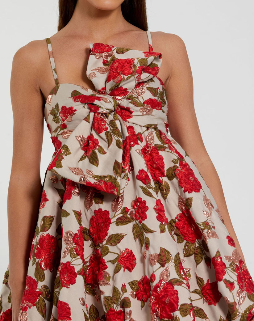 Cocktail Dresses Homecoming Floral Short Mini Cocktail Dress White Multi