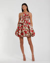 Cocktail Dresses Homecoming Floral Short Mini Cocktail Dress White Multi