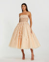 Formal Dresses Formal Lace Tea Length Dress Champagne