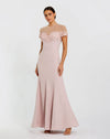 Formal Dresses Beaded Long Mermaid Formal Evening Dress Mauve