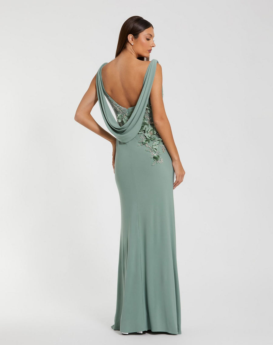 Formal Dresses Long Mermaid Fit Evening Formal Dress Sage