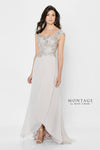 Formal Dresses Long Lace Bodice A Line Formal Dress Mink