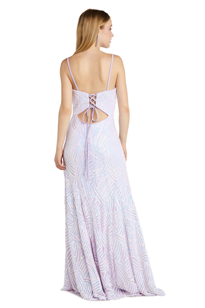 Formal Dresses Long Fitted Sequin Formal Prom Dress Lavender