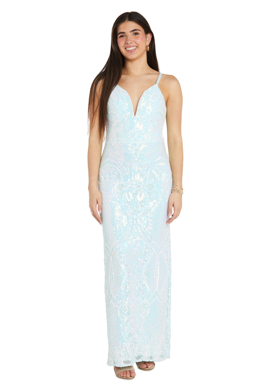 Formal Dresses Sequin Long Formal Dress Mint