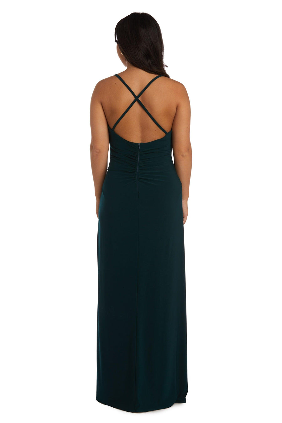 Morgan & Co 13019 Long Formal Fitted Prom Dress