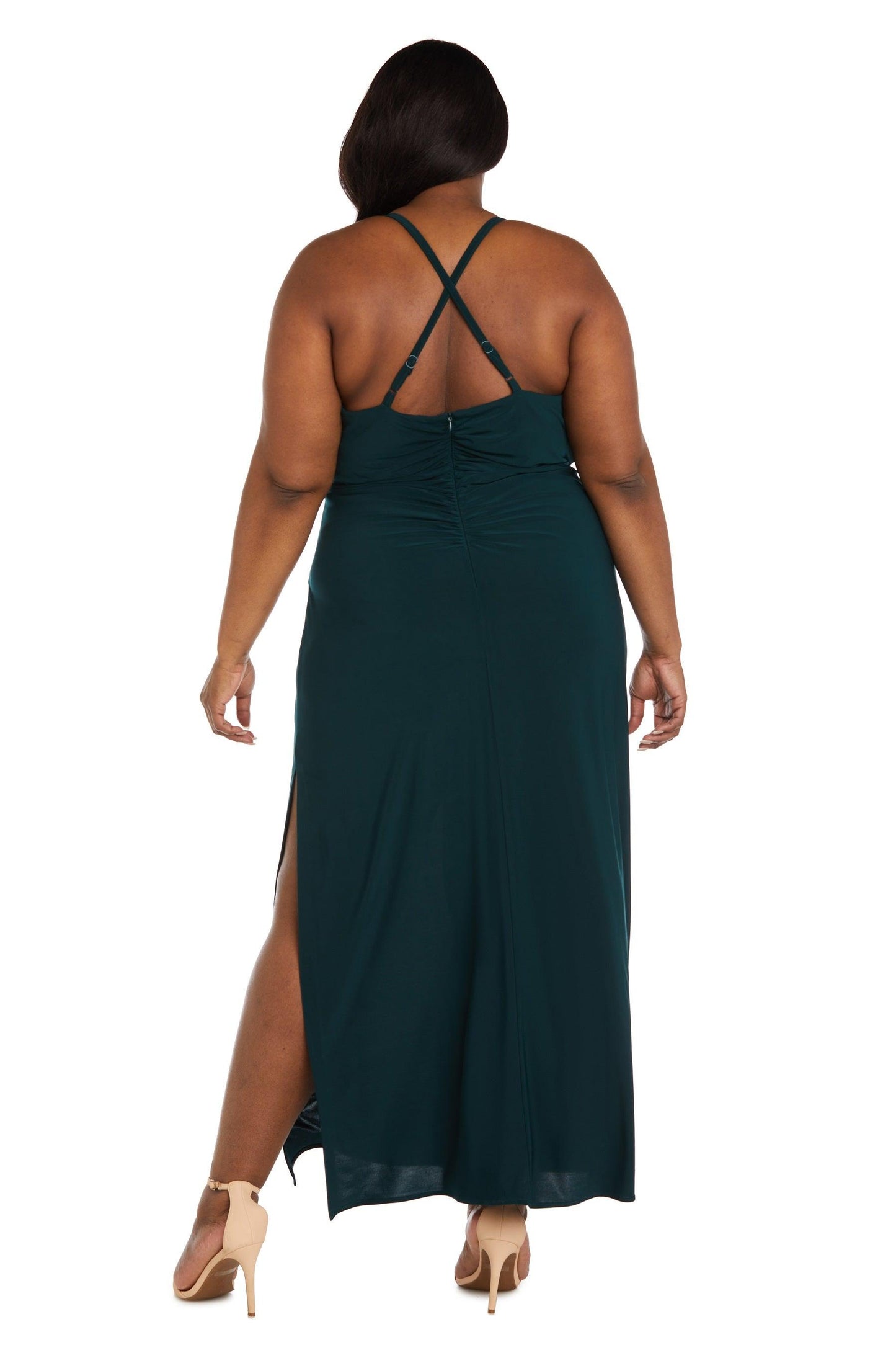 Morgan & Co 13019WM Long Plus Size Formal Dress