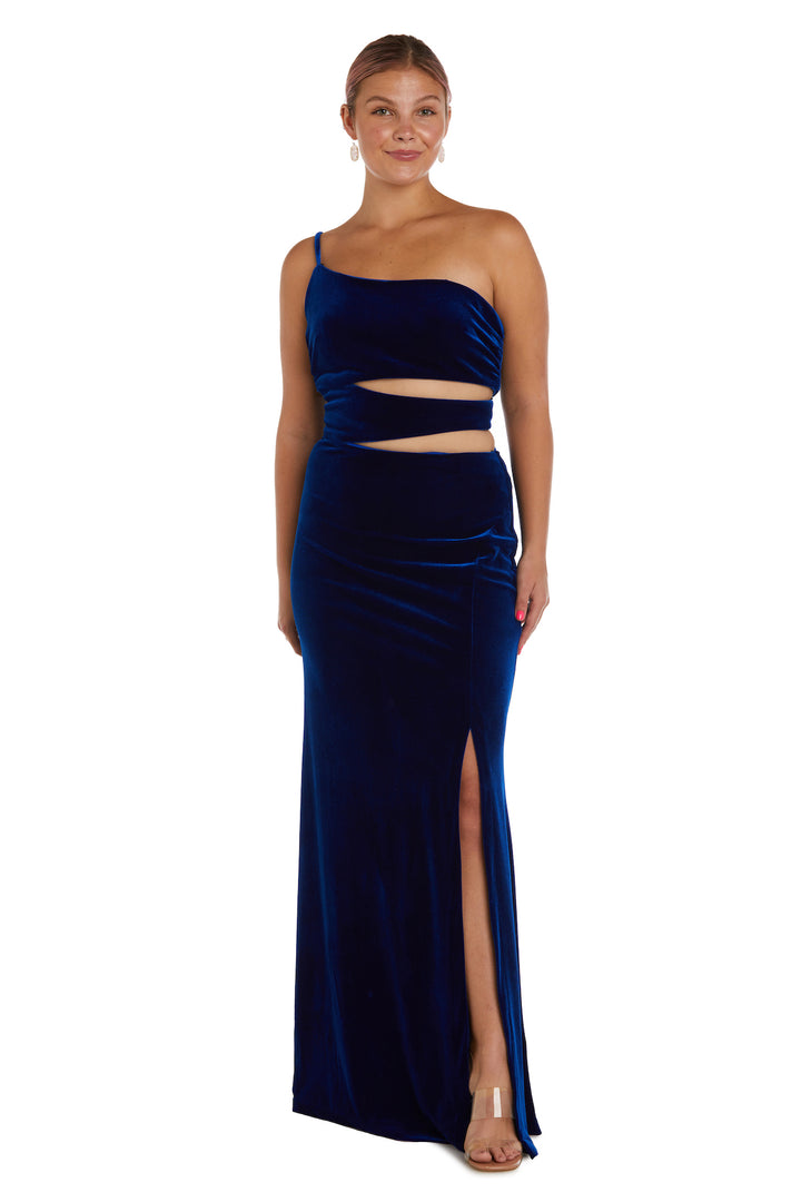 Prom Dresses Long Formal Cut Out Prom Dress Royal