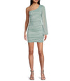 Cocktail Dresses Glitter Short Homecoming Cocktail Mini Dress Sage