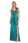 Prom Dresses Prom Long Formal Fitted Evening Dress Peacock