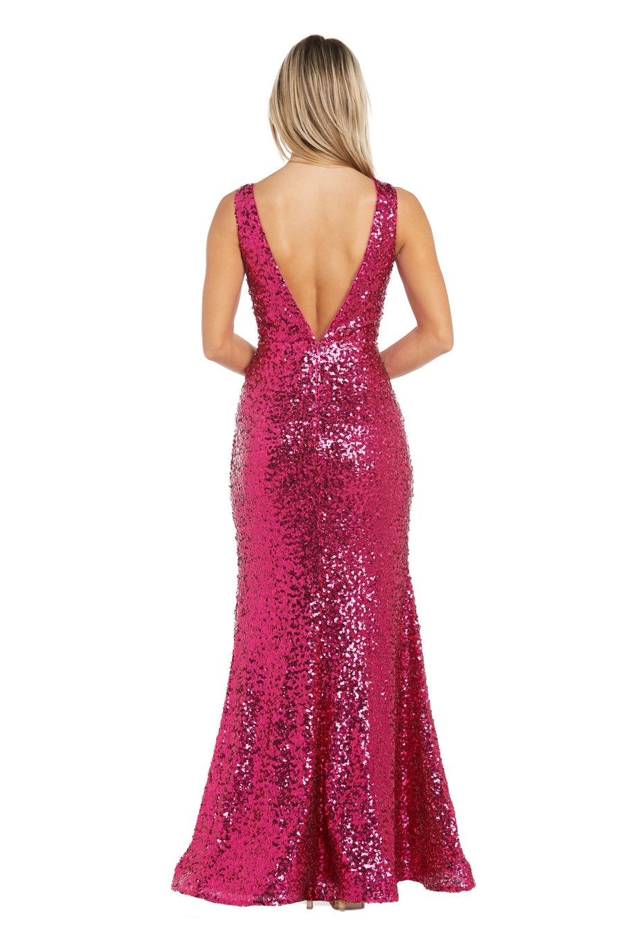 Formal Dresses Long Sequin Evening Gown Formal Dress Fuchsia