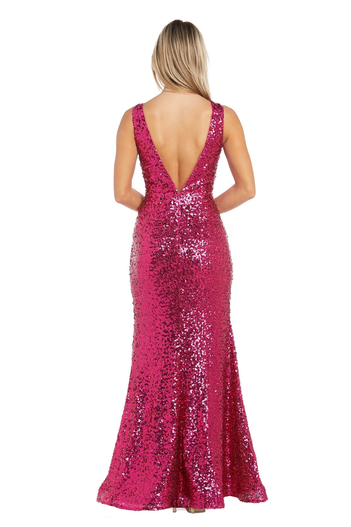 Formal Dresses Long Sequin Evening Gown Formal Dress Fuchsia