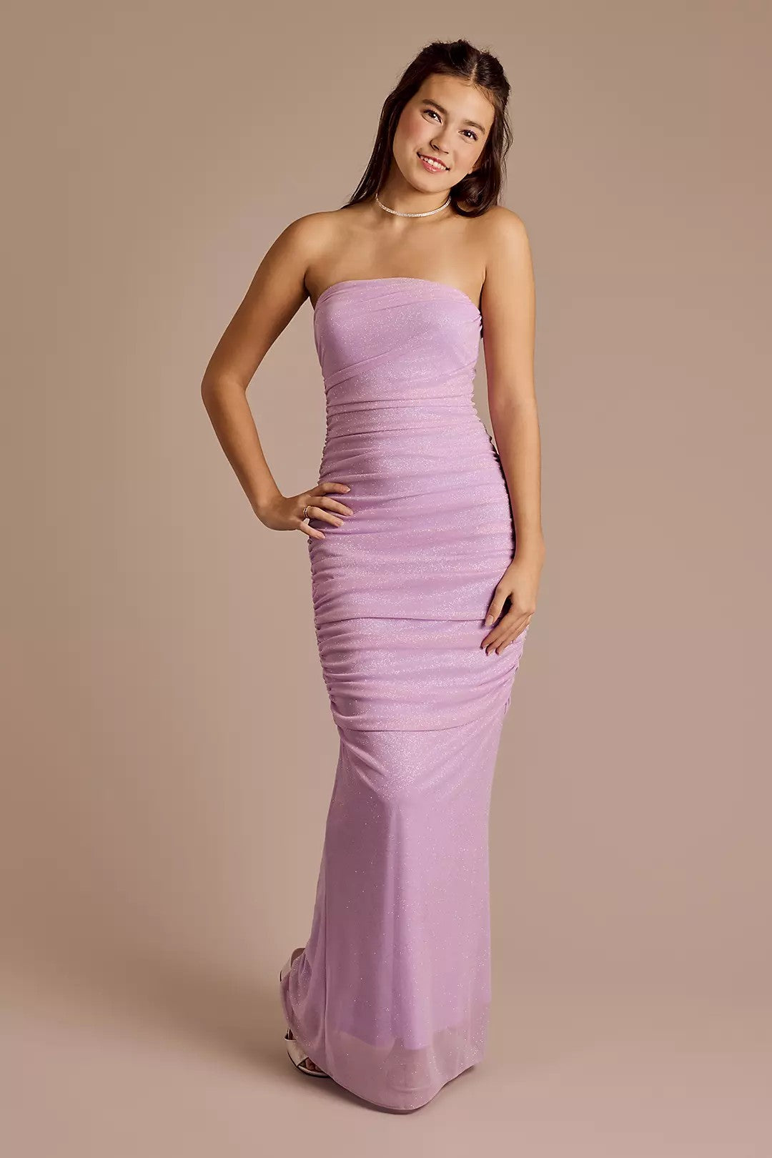 Prom Dresses Prom Long Glitter Formal Dress Lilac