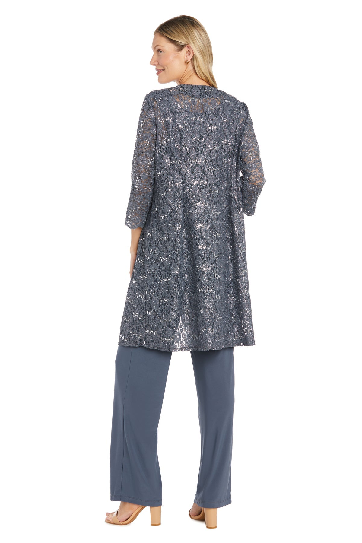 Pant Suit Long Formal Petite Lace Pant Suit Coal