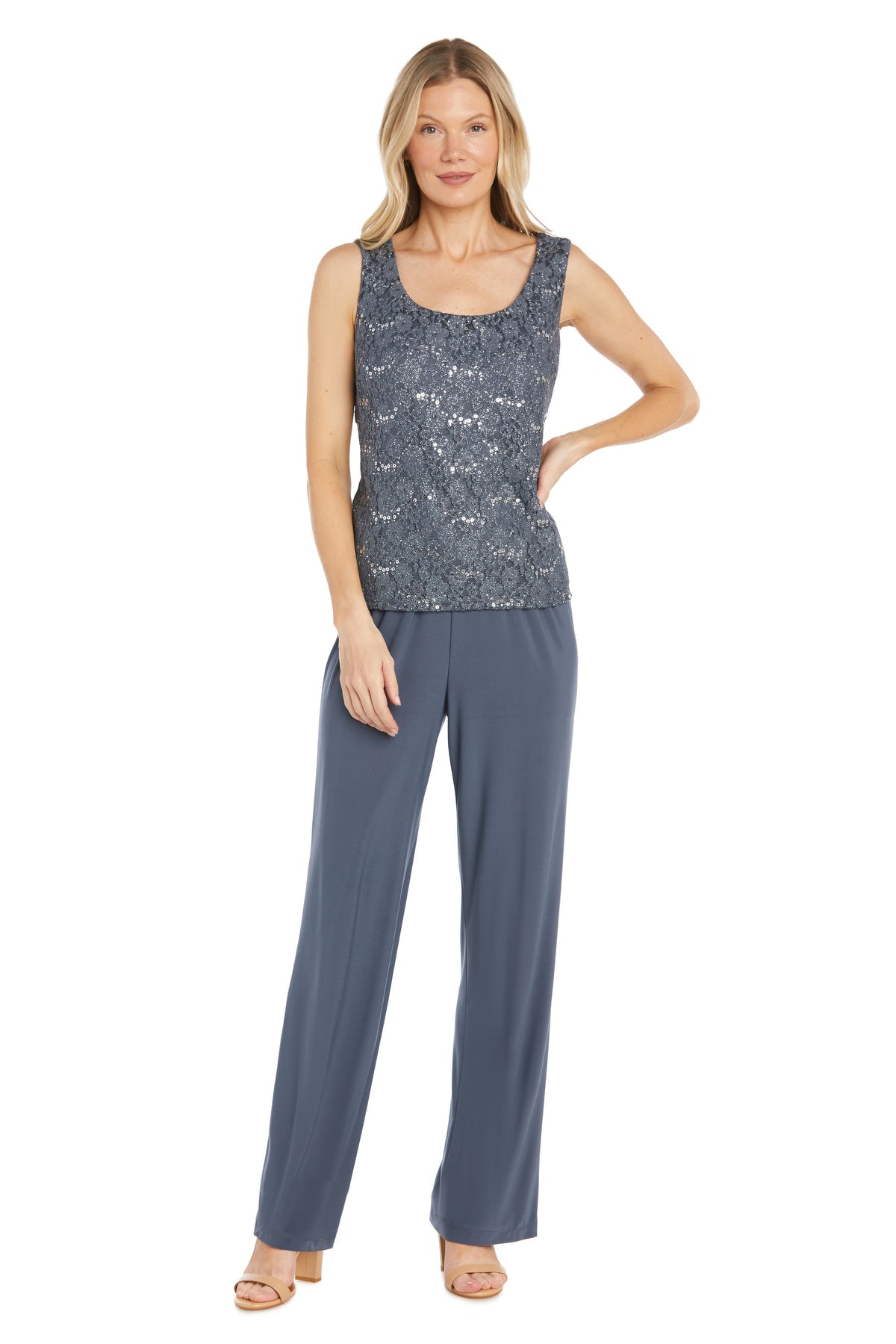 Pant Suit Long Formal Petite Lace Pant Suit Coal