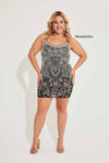 Plus Size Dresses Plus Size Short Fitted Homecoming Dress Black