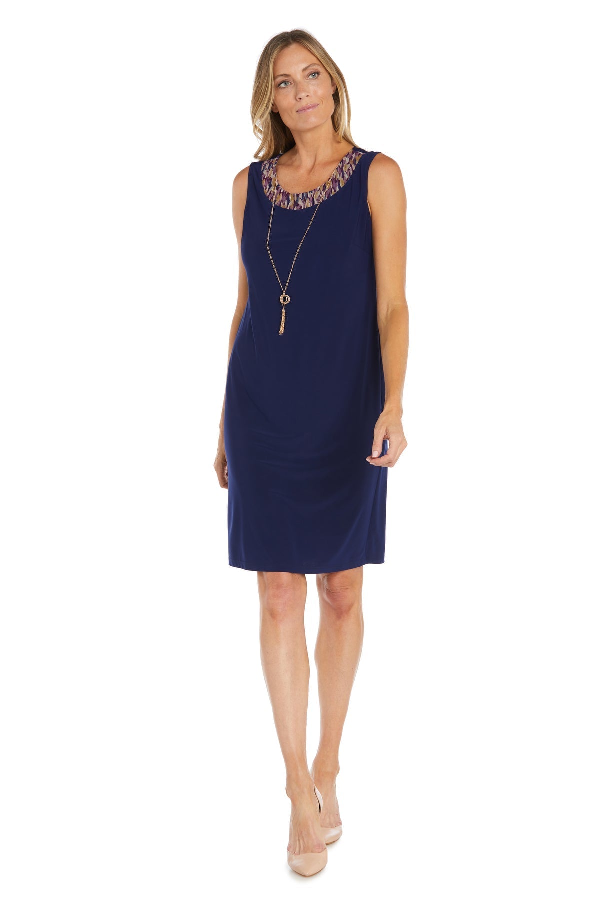 Mother of the Bride Dresses Short Mother of the Bride Jacket Dress Navy/Multi