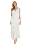 Formal Dresses Long Formal Sequin Evening Dress Ivory/Nude