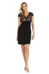 Cocktail Dresses Short Sequin Cocktail Dress Black/Nude