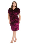 Plus Size Dresses Short Mother of the Bride Plus Size Cocktail Dress Burgundy