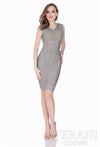 Cocktail Dresses Short Homecoming Fitted Cocktail Dress Silver