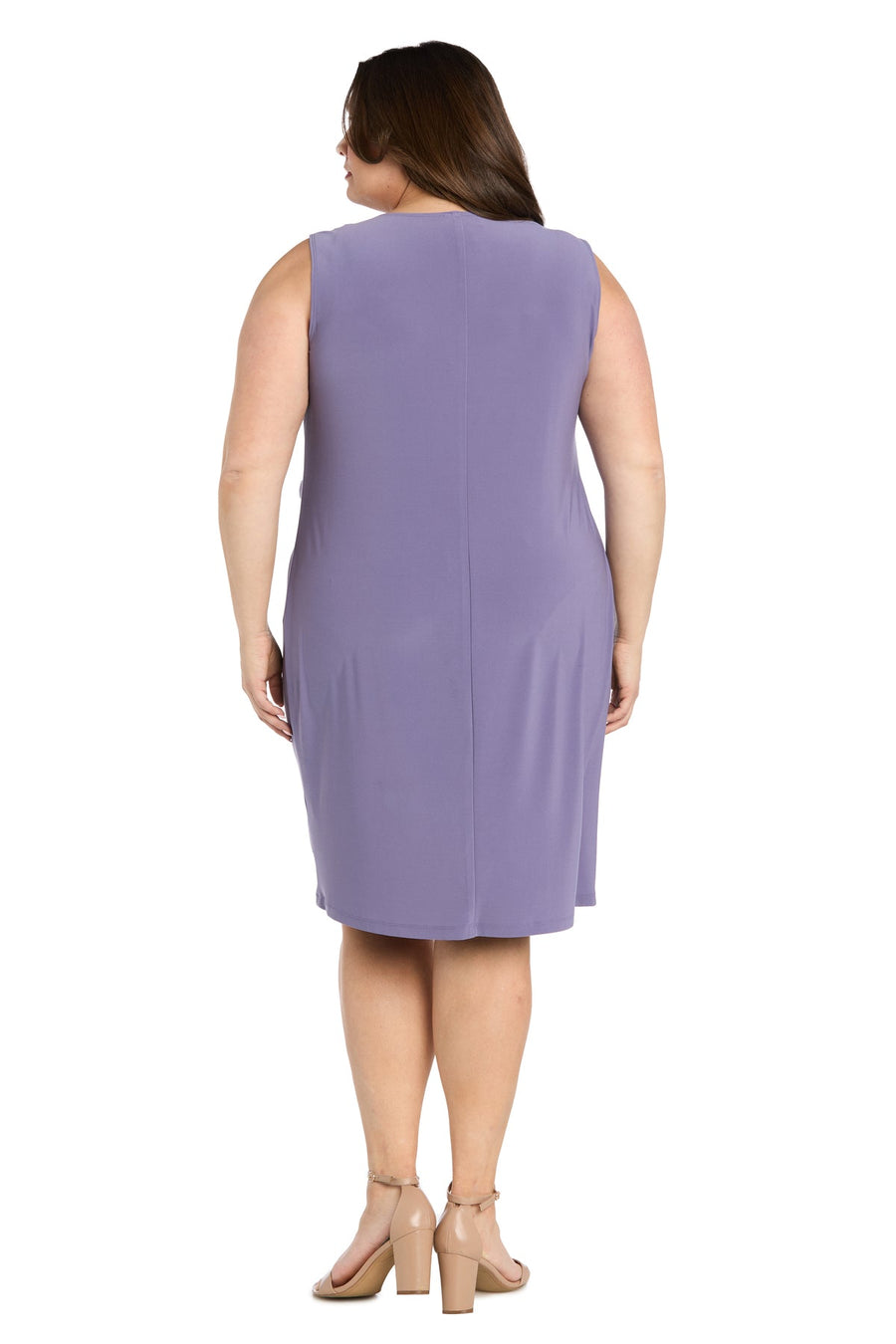 Plus Size Dresses Short Plus Size Jacket Dress Lavender