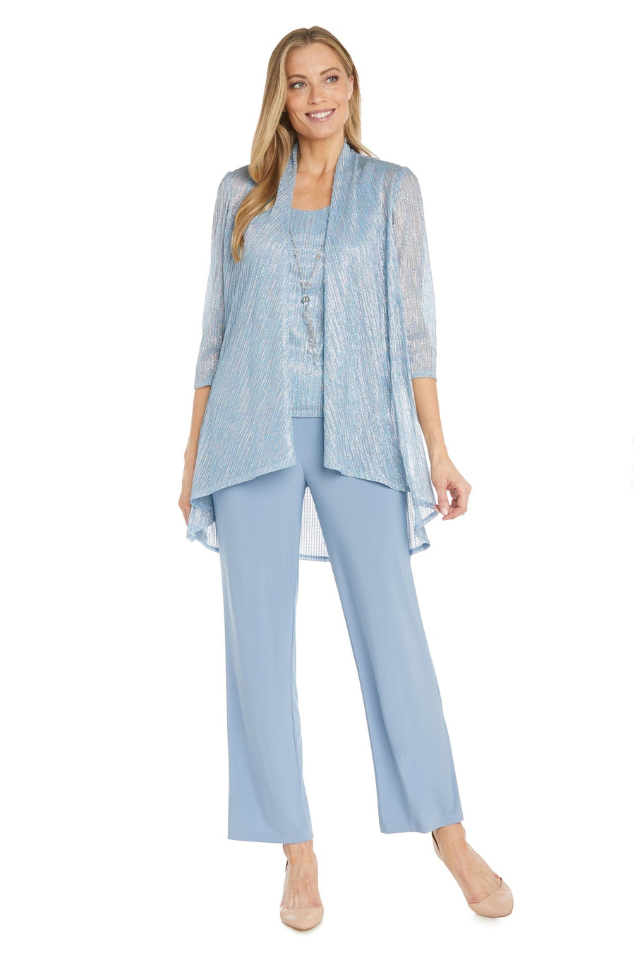 Pant Suit Long Formal Sequim Petite Jacket Pant Suit Blue