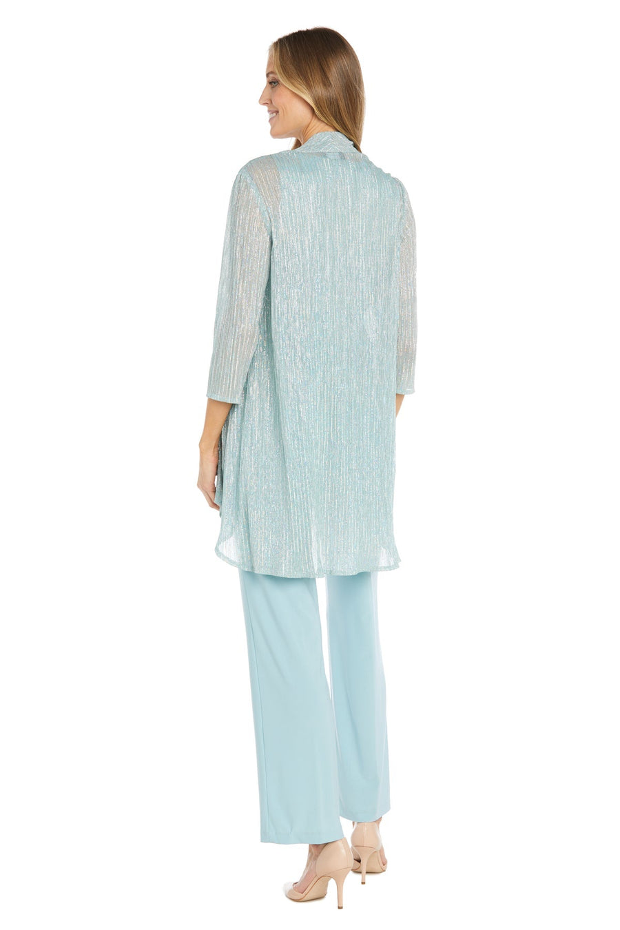 Pant Suit Long Formal Sequim Petite Jacket Pant Suit Seafoam