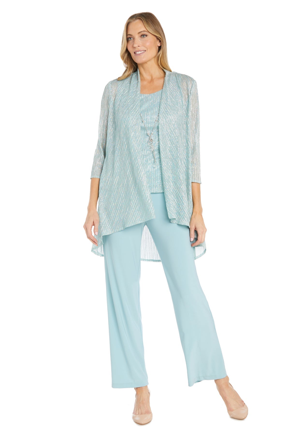 Pant Suit Long Formal Sequim Petite Jacket Pant Suit Seafoam