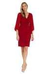 Mother of the Bride Dresses Short Fitted Cocktail Mother of the Bride Dress Red