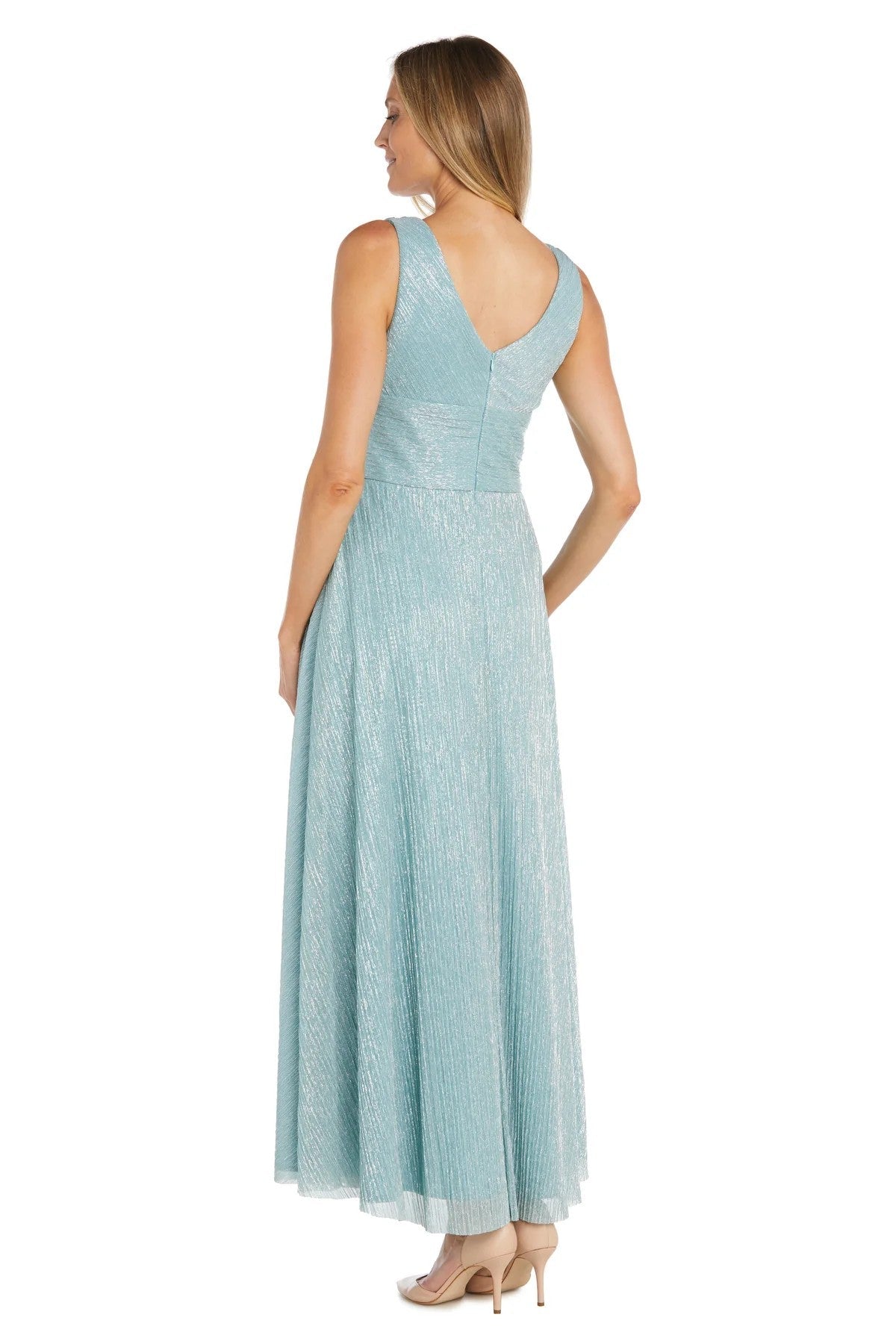 Formal Dresses Long Formal Pleated Evening Dress Seafoam