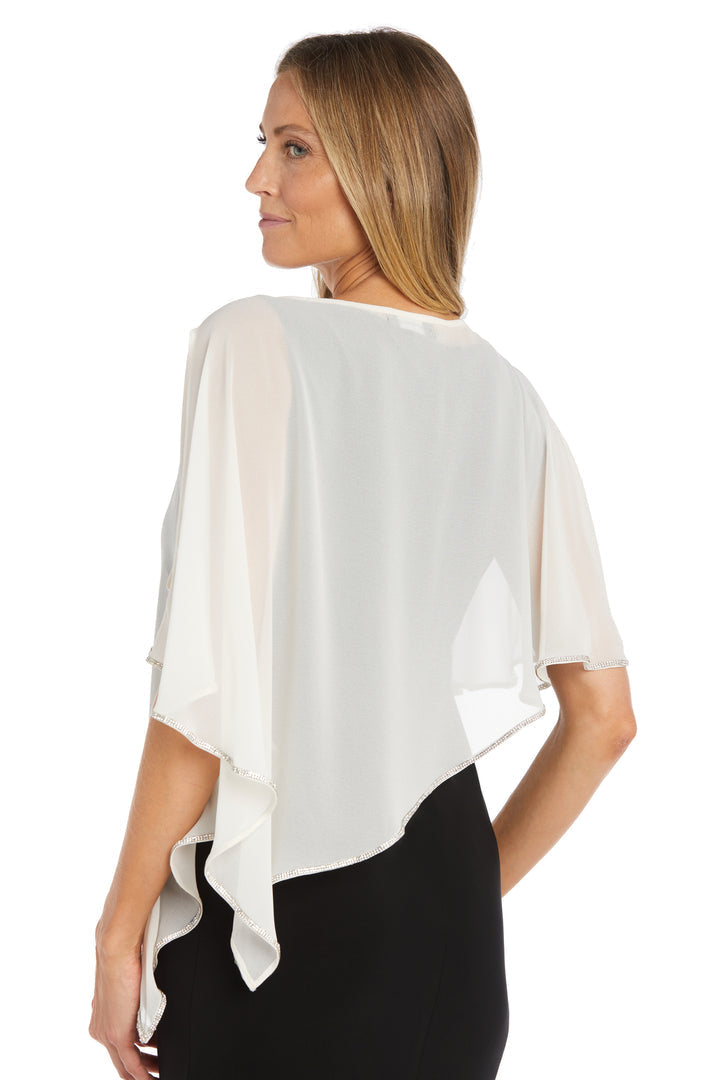 Mother of the Bride Dresses Mother of the Bride Rhinestone Trim Poncho Ivory