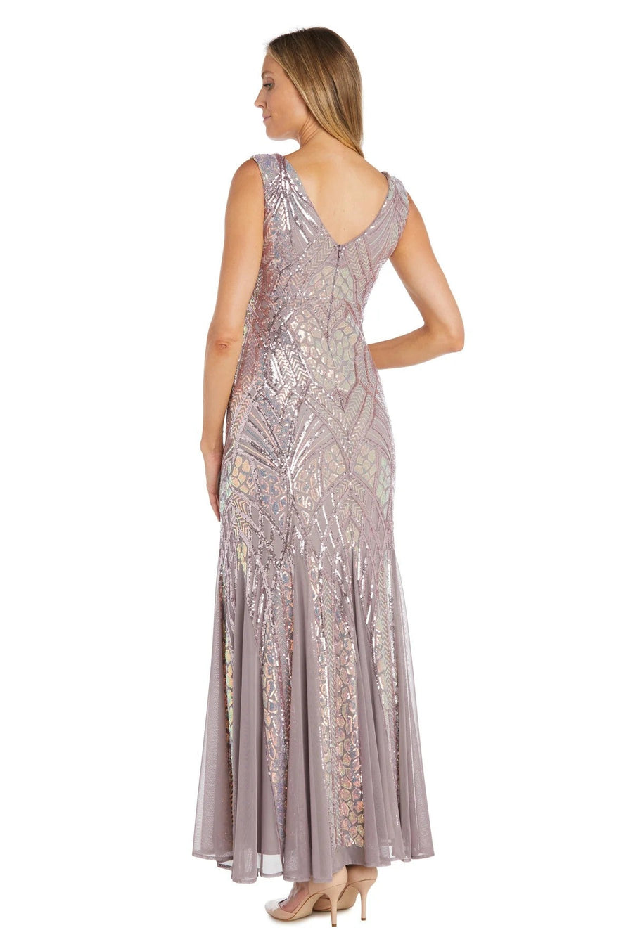 Formal Dresses Long Formal Sequin Evening Dress Mauve