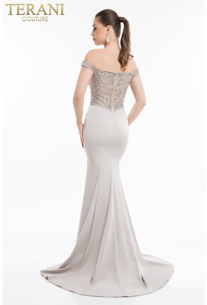 Prom Dresses Long Formal Mermaid Prom Dress Putty