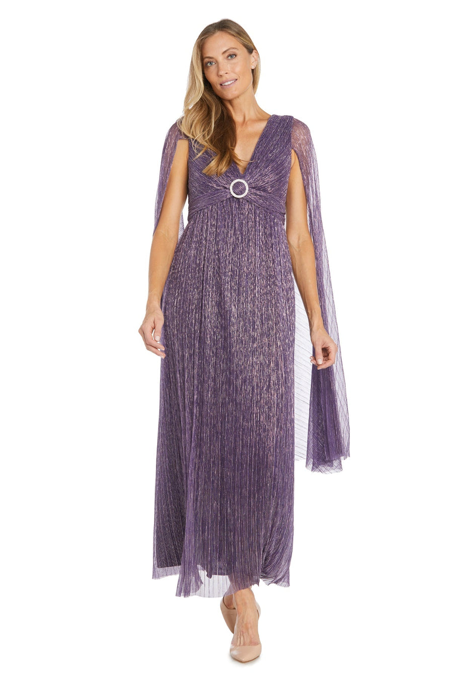 Formal Dresses Metallic Long Formal Dress   Iris