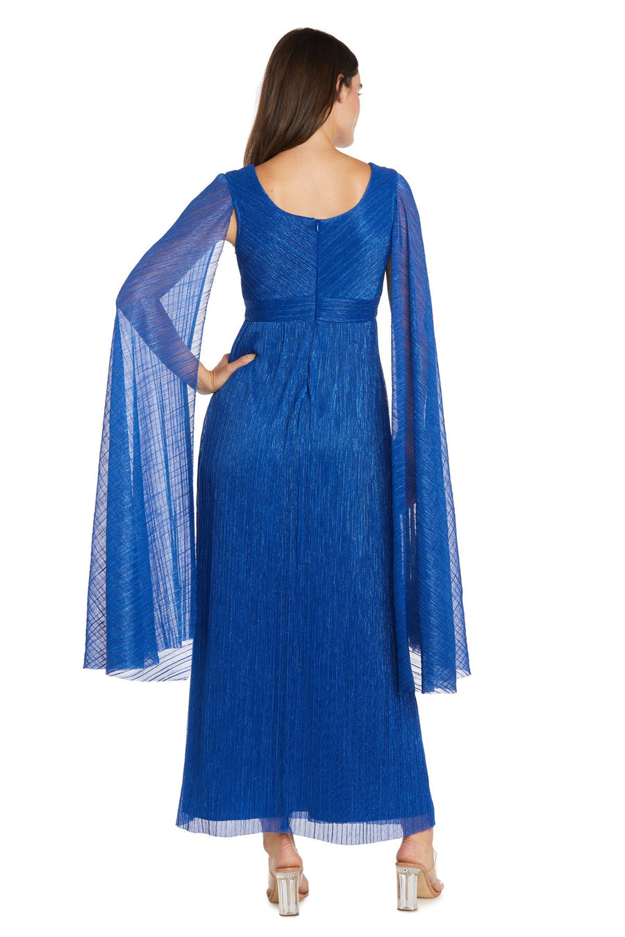Formal Dresses Metallic Long Formal Dress   Royal