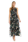 Formal Dresses Long Formal Floral Print Evening Dress Black/Multi