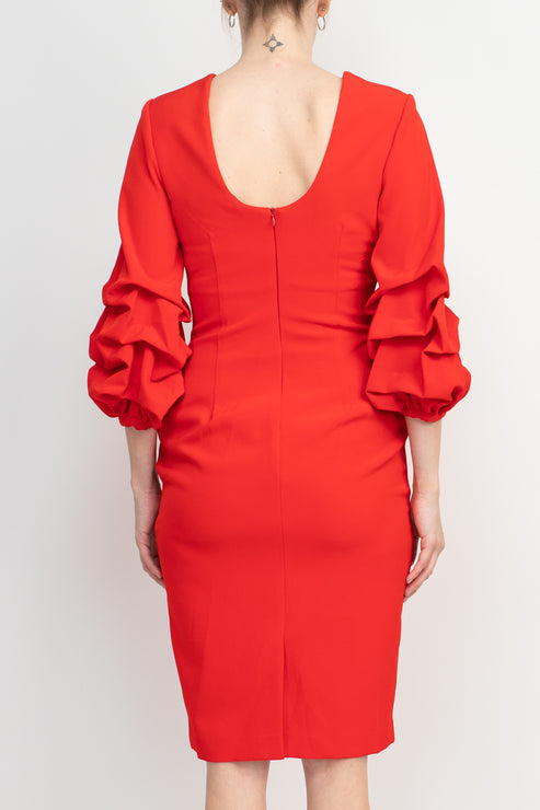 Cocktail Dresses Fitted Short Cocktail Dress Red